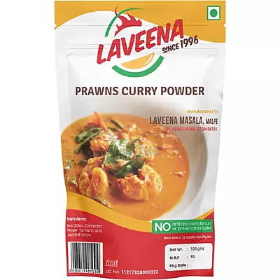 Laveena Prawns Curry Powder โ Authentic Seafood Masala โ 100g