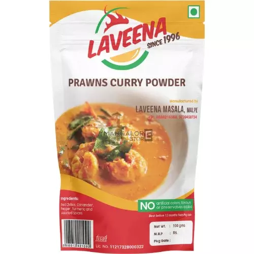 Laveena Prawns Curry Powder – Authentic Seafood Masala – 100g