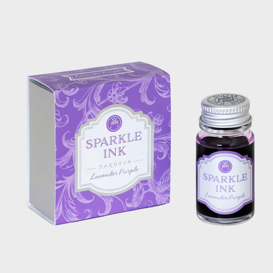 Teranishi Chemical | Ink | 12ml | Sparkle | Guitar | For Fountain Pen | Lavender Purple