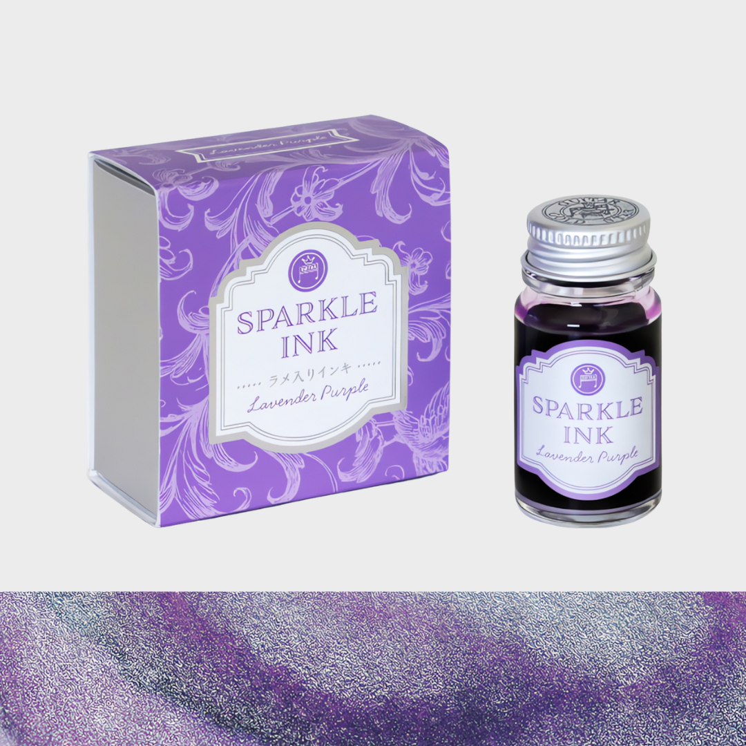 Teranishi Chemical | Ink | 12ml | Sparkle | Guitar | For Fountain Pen | Lavender Purple