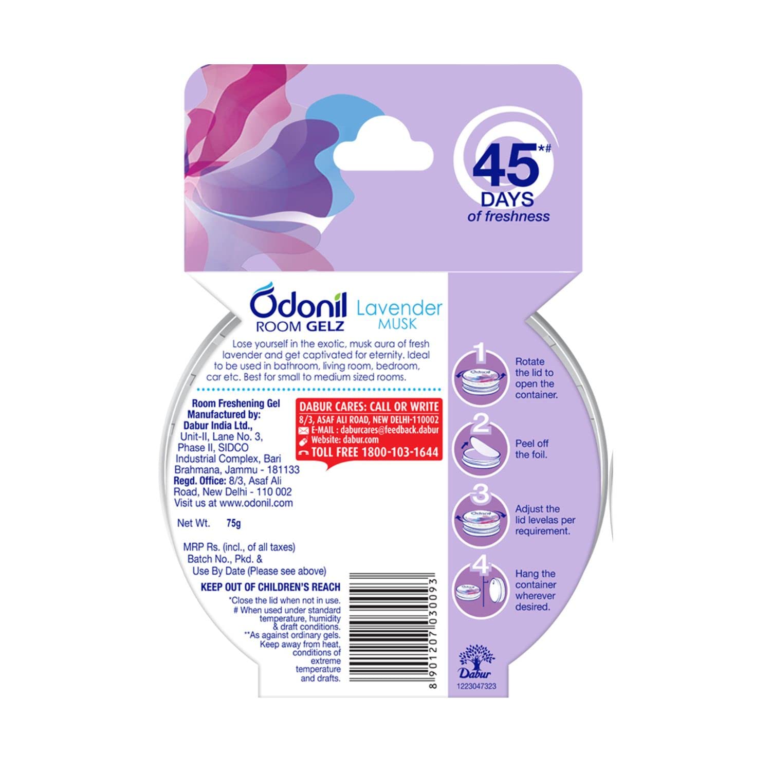 Odonil Room Freshening Gelz 75GM