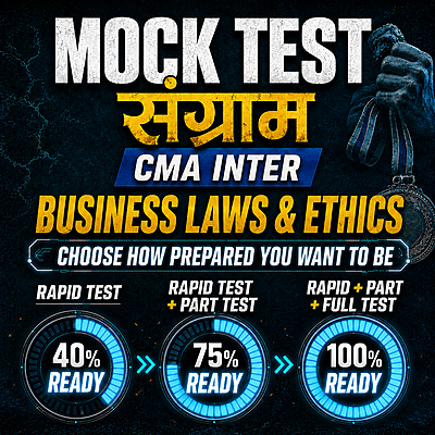 CMA Inter Business Laws & Ethics (Paper 5) - Mock Test