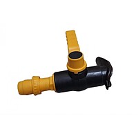 Lay Flat Connector / Ball Valve 32 mm / 32 mm Lock