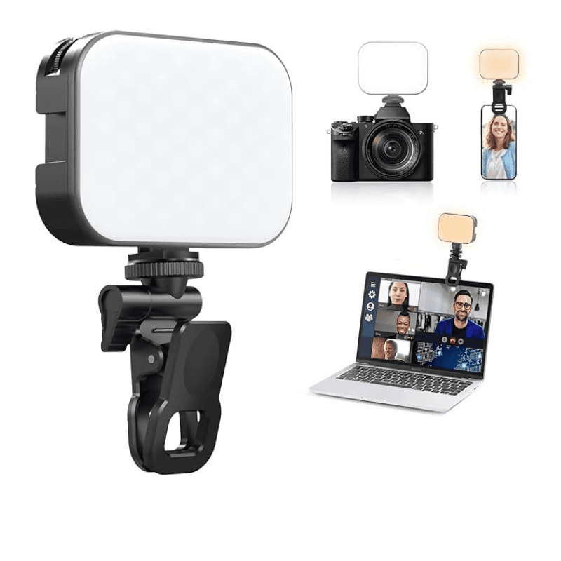 Zigdeal AY83 LED Pocket Video Light – Compact Fill Light | Adjustable Brightness | Portable Design