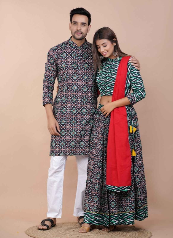 Ethnic Couple Combo Catalogue 1-Green-1