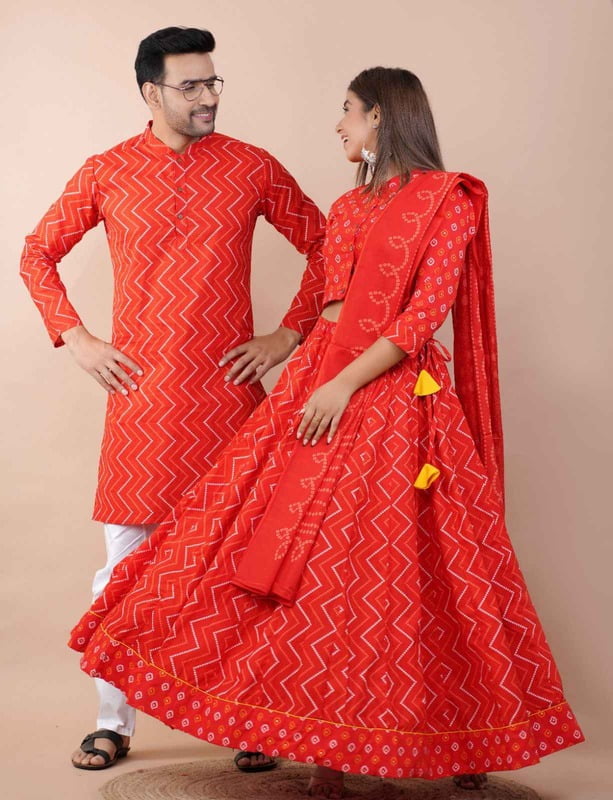 Ethnic Couple Combo Catalogue 1-Orange-1