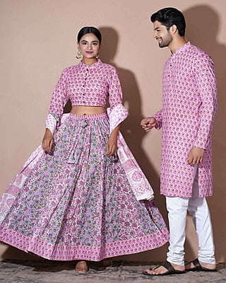 Ethnic Couple Combo Catalogue 1-Pink-3