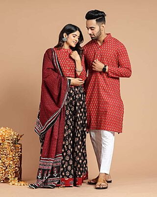 Ethnic Couple Combo Catalogue 1-Rust-1 Ethnic Couple Combo Catalogue 1-Rust-1