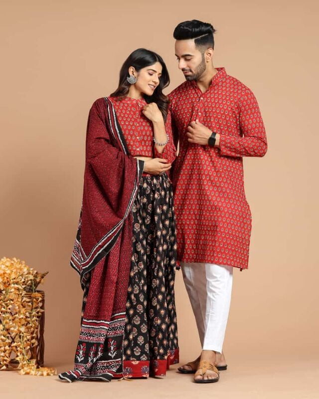 Ethnic Couple Combo Catalogue 1-Rust-1 Ethnic Couple Combo Catalogue 1-Rust-1