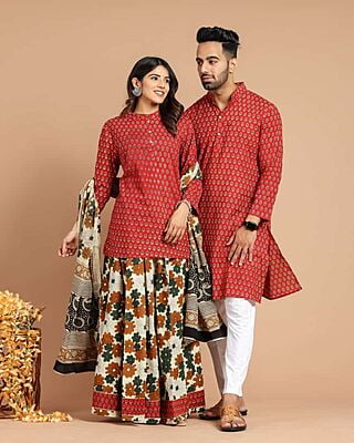 Ethnic Couple Combo Catalogue 1-Rust-3 Ethnic Couple Combo Catalogue 1-Rust-3