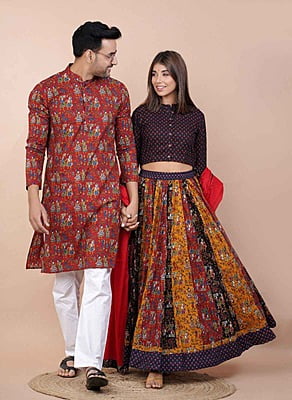 Ethnic Couple Combo Catalogue 1-Rust-4 Ethnic Couple Combo Catalogue 1-Rust-4