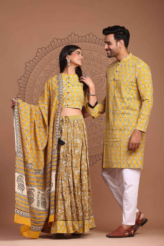 Ethnic Couple Combo Catalogue 2-Mustard