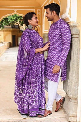 Ethnic Couple Combo Catalogue 2-Purple-2