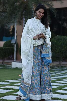 Hand Block Printed Lehenga Catalogue 2-Grey-2