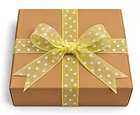 Lemon Organza Polka Dot Ribbon-20 Yards-2.5 cms