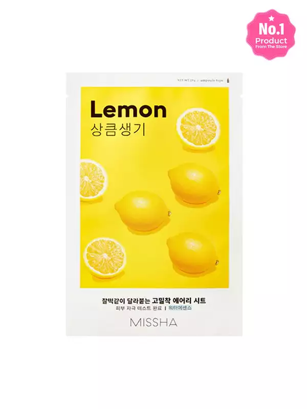 MISSHA AIRY FIT SHEET MASK (LEMON)
