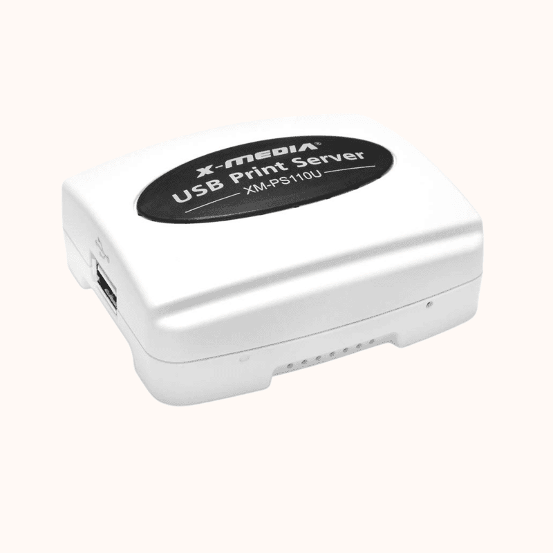 Print Server X-MEDIA 1-Port 10/100Mbps Fast Ethernet USB XM-PS110U