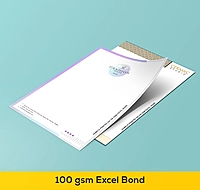 Letterheads printed on 100 gsm Excel Bond paper