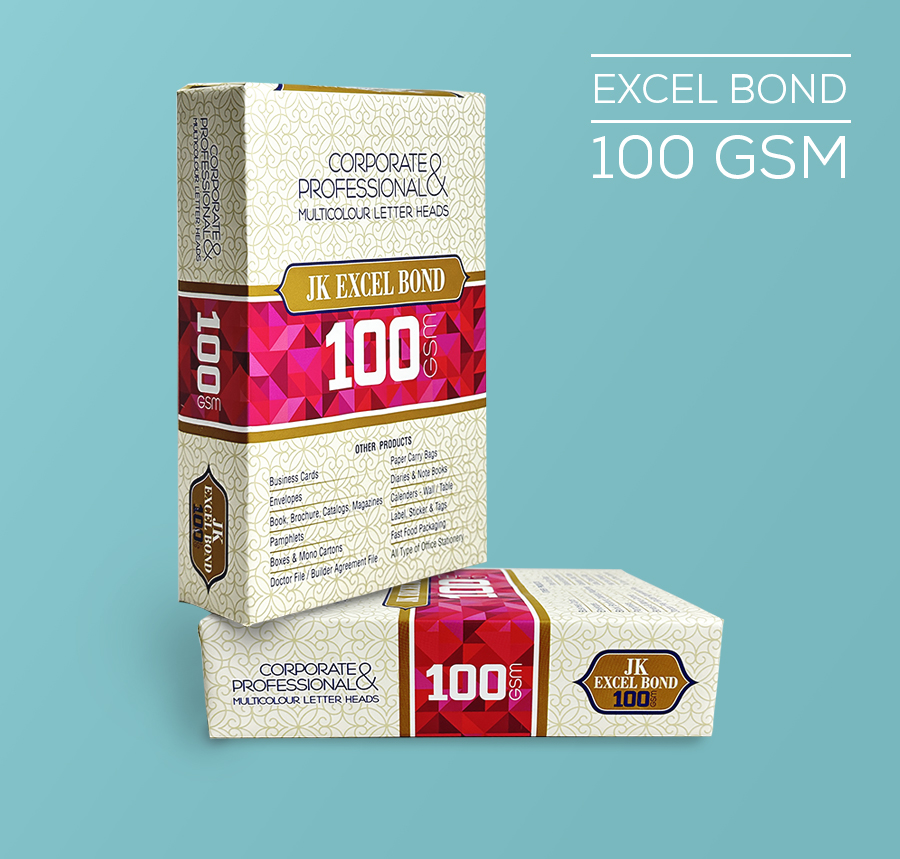 Letterheads printed on 100 gsm Excel Bond paper