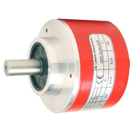 Compact Leuze EI 1058 encoder with IP65 rating, ideal for industrial automation