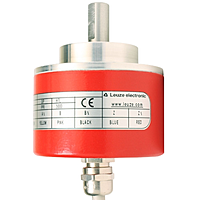 Leuze EI 1058-S08x20C-2500T-020R rotary encoder, 2500 PPR, IP65, front view