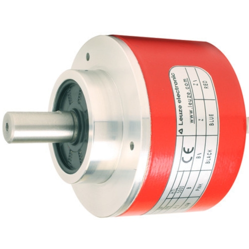 Leuze EI 1058-S08x20C-2500T-020R rotary encoder, 2500 PPR, IP65, front view