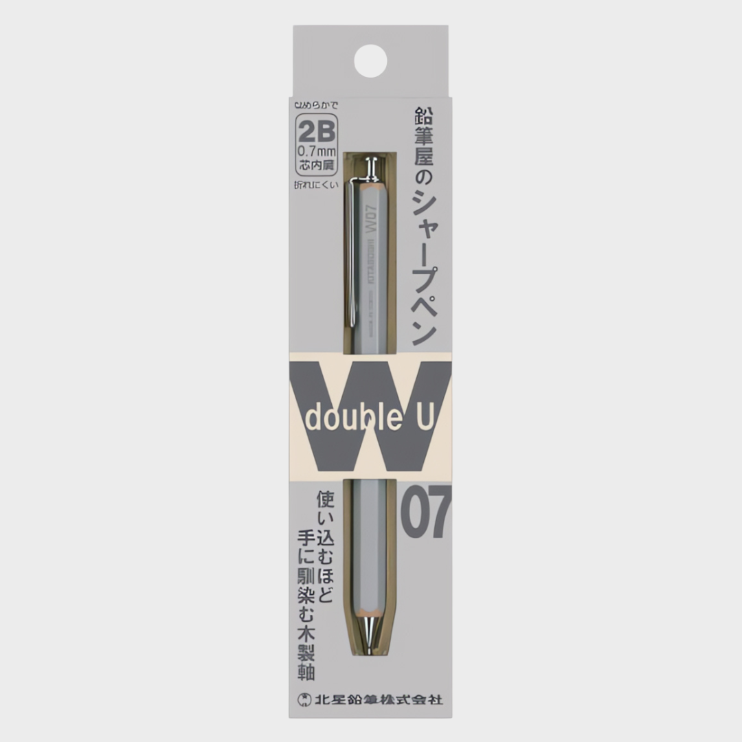 Kitaboshi | Mechanical Pencil | 0.7mm | W07-600LGY | Light Gray