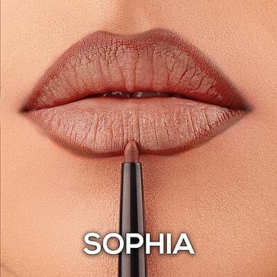 RENEE Outline Lip Liner With Built-in Sharpener 0.35gm, Long Lasting & Smudge Proof