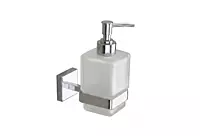 Liquid Soap Dispenser Square Chrome