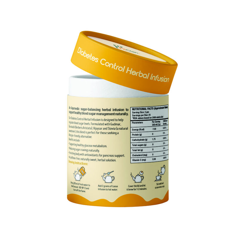 Diabetes Control Herbal Tea | Ayurvedic Sugar Balance Tea with Gudmar & Vijaysar
