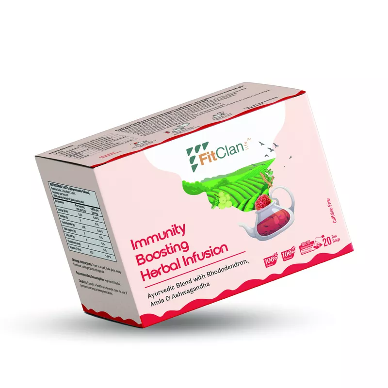Immunity Boosting Herbal Tea | Ayurvedic Blend with Amla, Ashwagandha & Turmeric