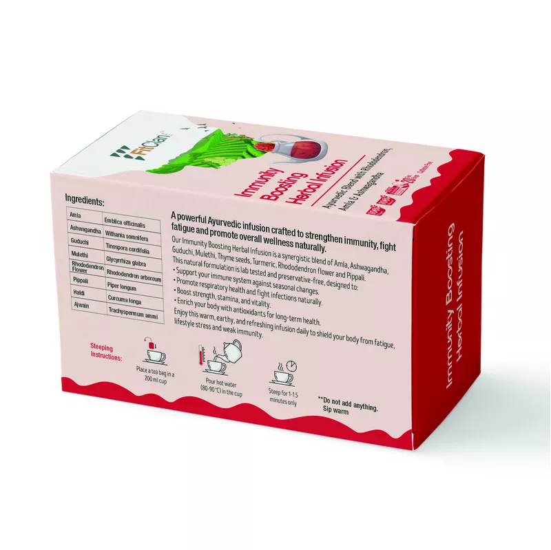Immunity Boosting Herbal Tea | Ayurvedic Blend with Amla, Ashwagandha & Turmeric
