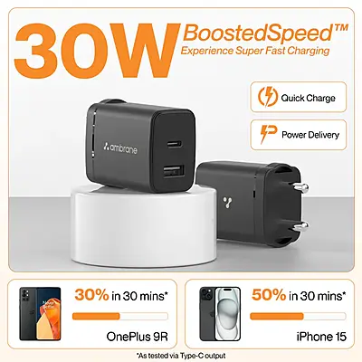 WALL CHARGER AMBRANE FLASH 30