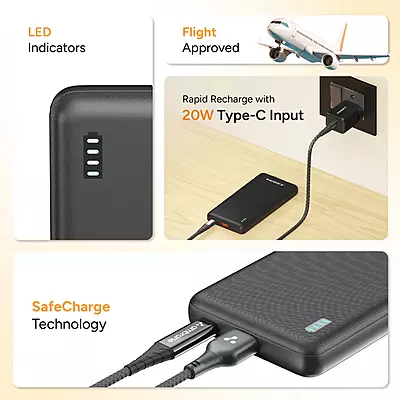 Power Bank Ambrane 10000mAh Xtreme 10K Power Bank Ambrane 10000mAh Xtreme 10K