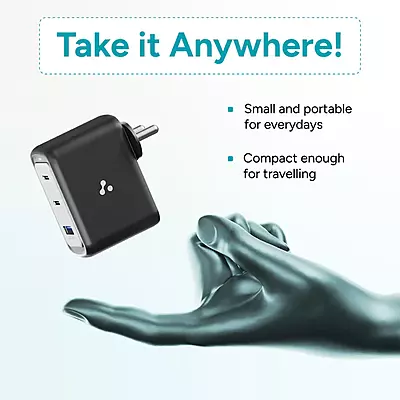 WALL CHARGER AMBRANE CHARGE70 (AWC-G02) BLACK