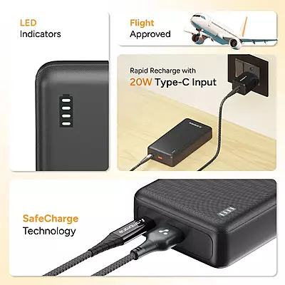 Power Bank Ambrane 20000mAh Xtreme 20K Power Bank Ambrane 20000mAh Xtreme 20K