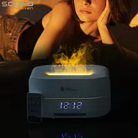 JC Sound Heaven Pro – Bluetooth Speaker | Humidifier | Flame Light | Alarm Clock