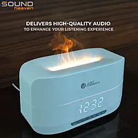 JC Sound Heaven Pro – Bluetooth Speaker | Humidifier | Flame Light | Alarm Clock