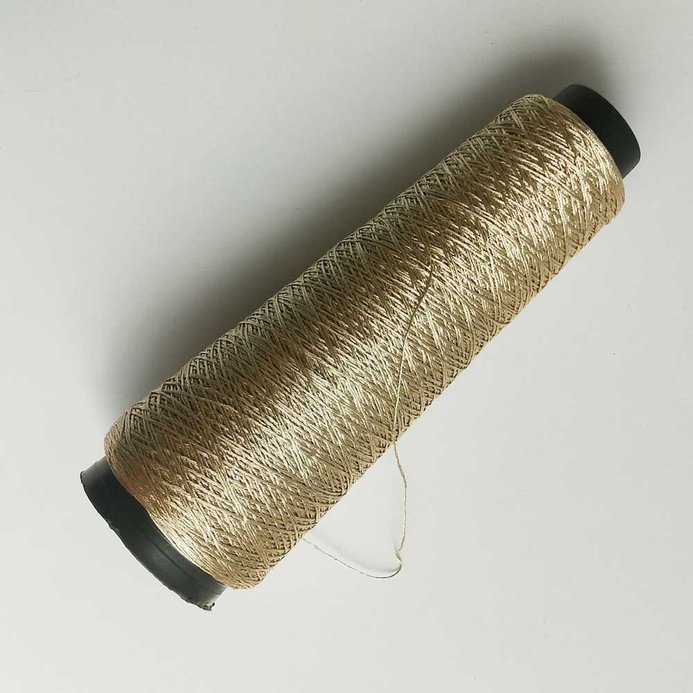 Zari Thread Dull Gold 6 Strand Zari Thread Dull Gold 6 Strand