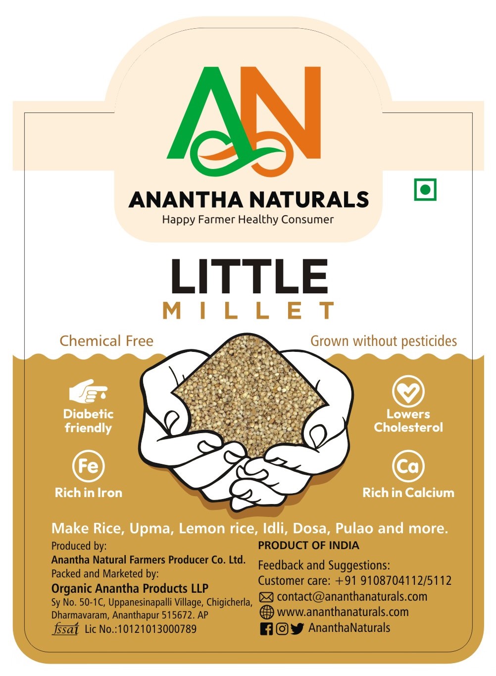Little Millet Rice Little Millet Rice
