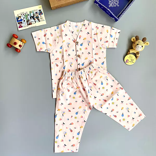 Cotton Kids Co-ord Set | Unisex Baby Clothes | Super Soft Premium