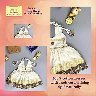 Newborn Baby Girl Dress 12072