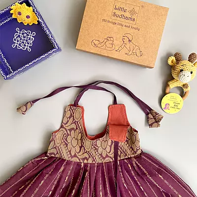 Newborn Baby Girl Cotton Dress (0-6 months) 1172