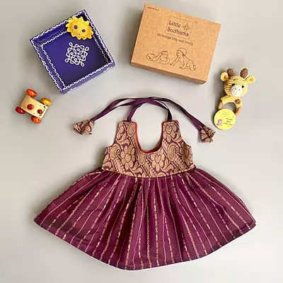 Newborn Baby Girl Cotton Dress (0-6 months) 1172