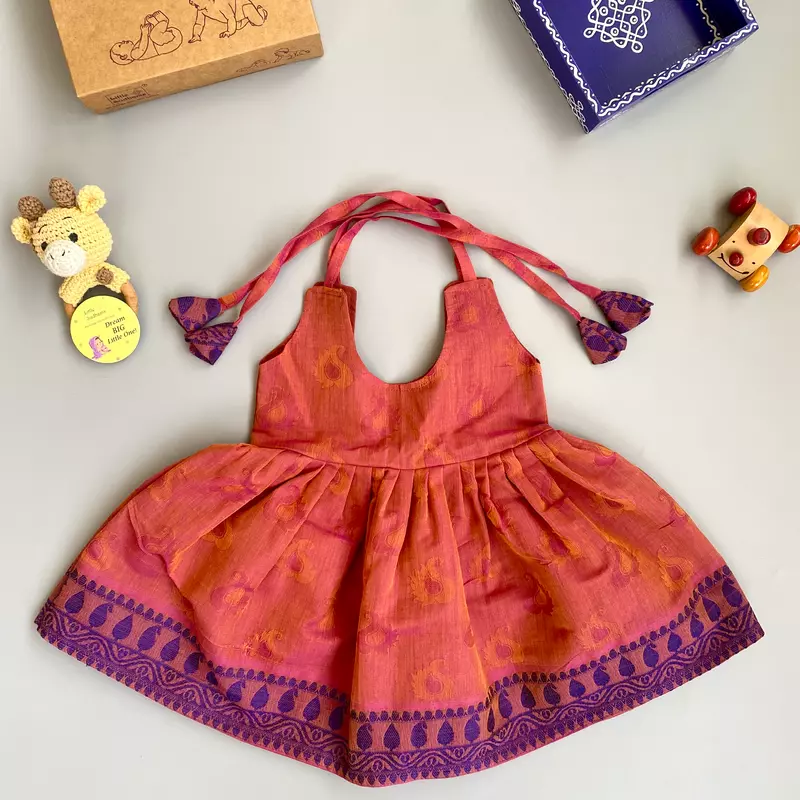 Newborn Baby Girl Cotton Dress (6-12 months) 6146