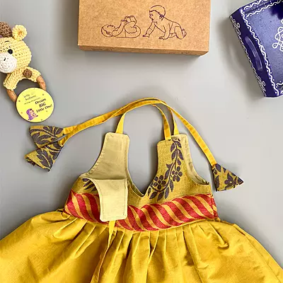 Newborn Baby Girl Cotton Dress (0-6 months) 1183