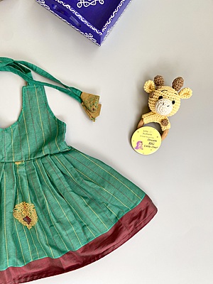 Newborn Baby Girl Cotton Dress (0-6 months) 1178