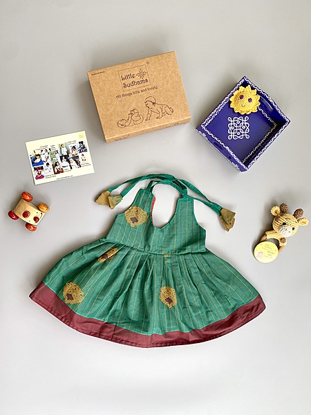 Newborn Baby Girl Cotton Dress (0-6 months) 1178