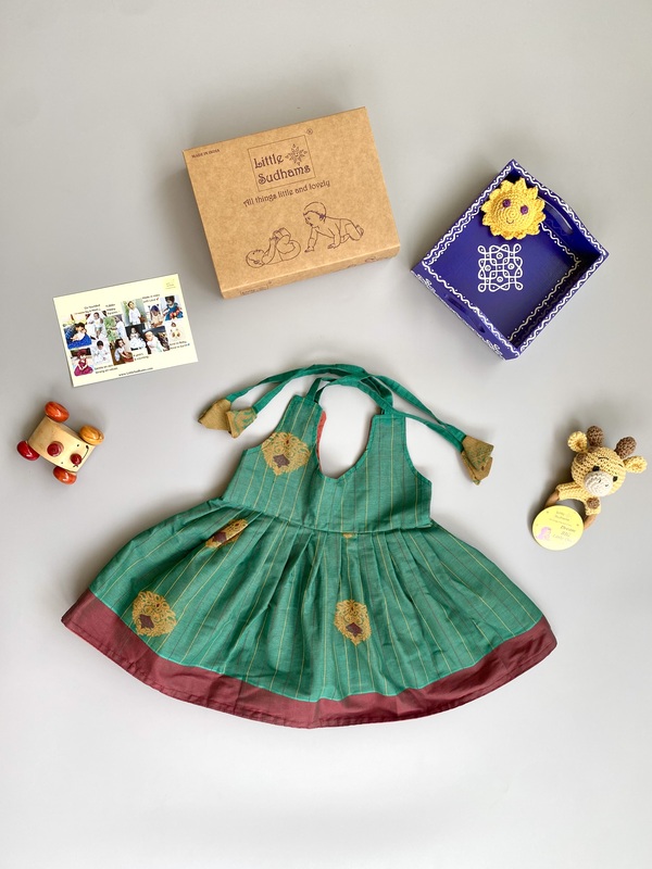 Newborn Baby Girl Cotton Dress (0-6 months) 1178