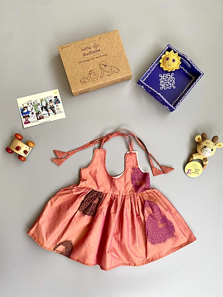 Newborn Baby Girl Cotton Dress (0-6 months) 1180